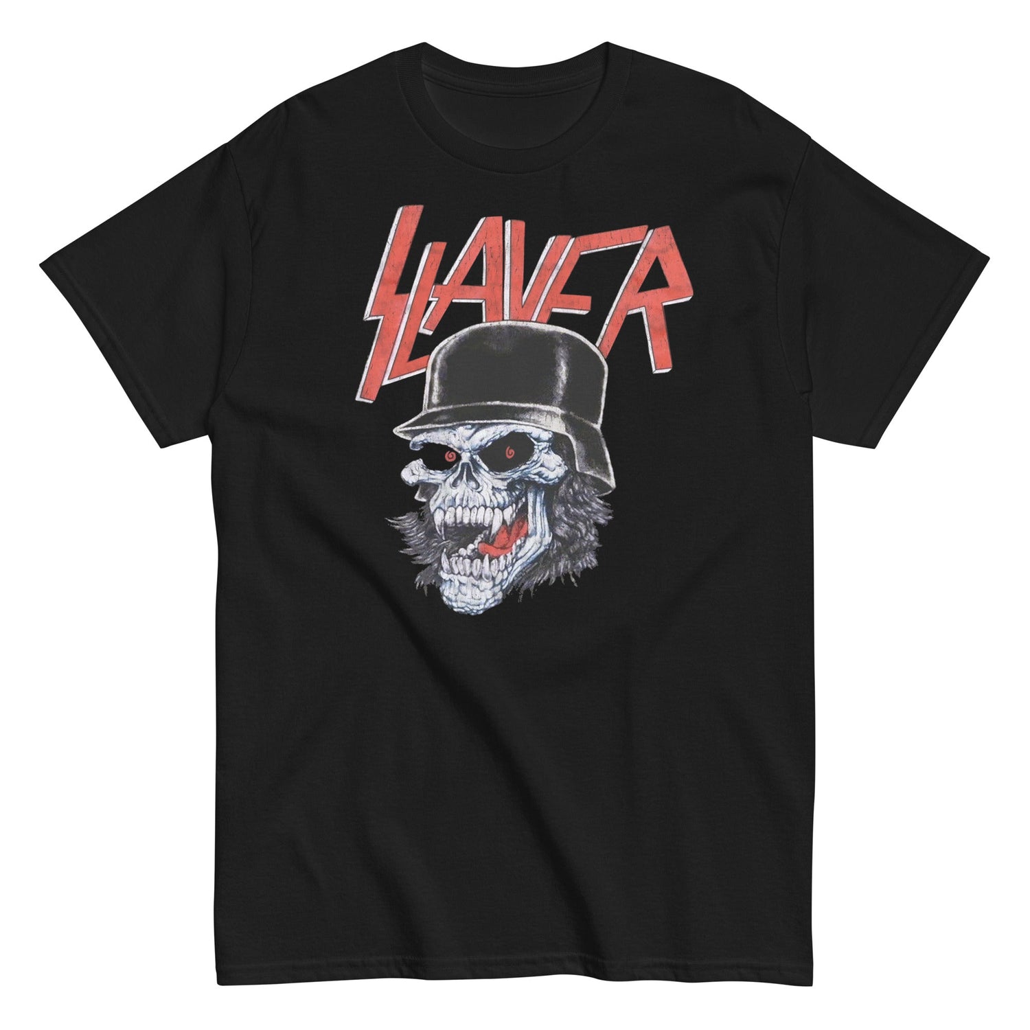 Slayer - Helmet Skull T-Shirt