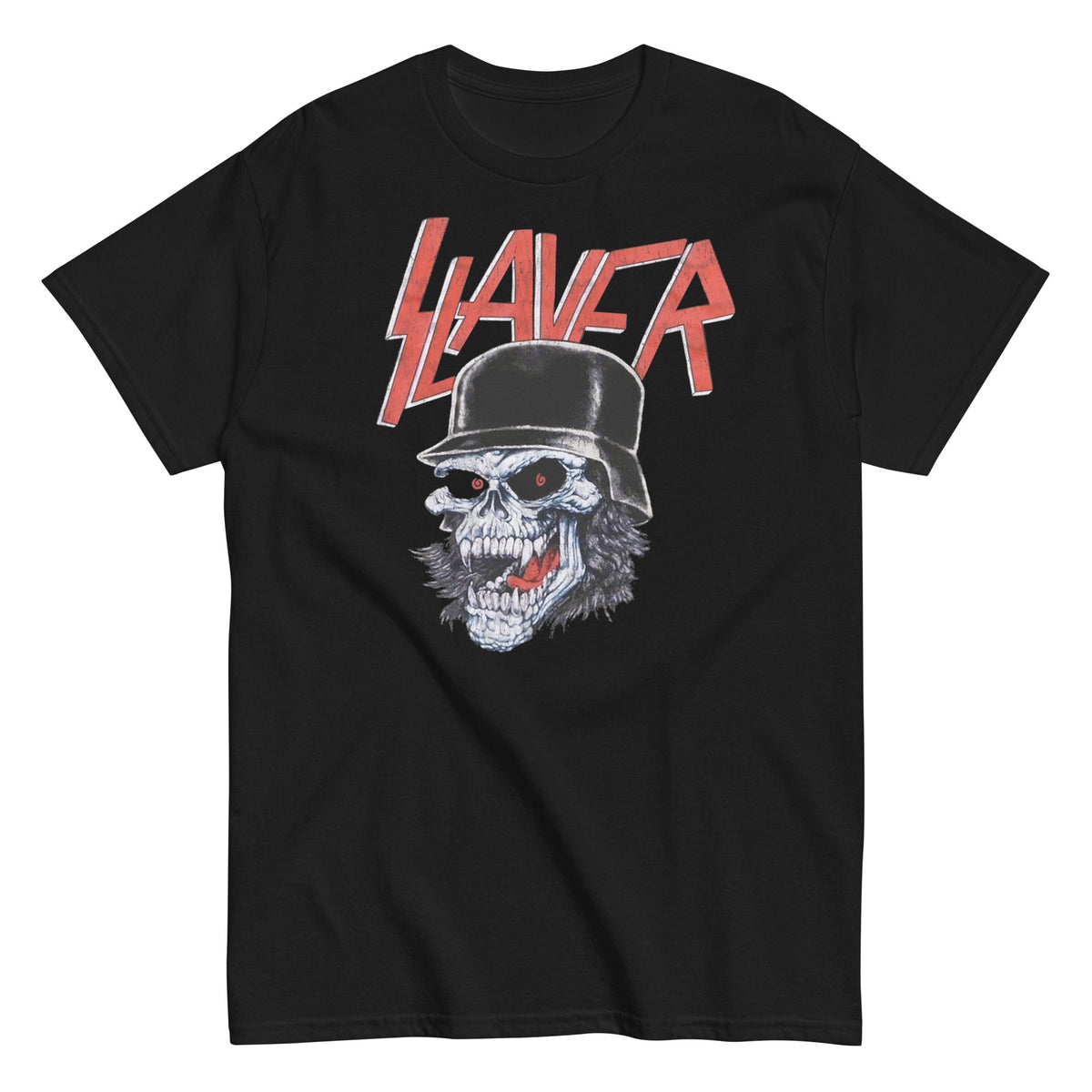 Slayer - Helmet Skull T-Shirt