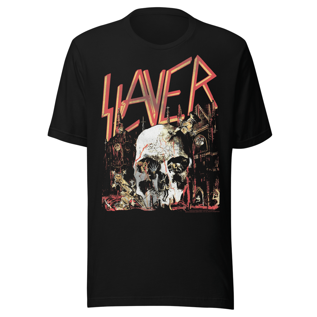 Slayer - Sound Skull Jumbo Print T-Shirt