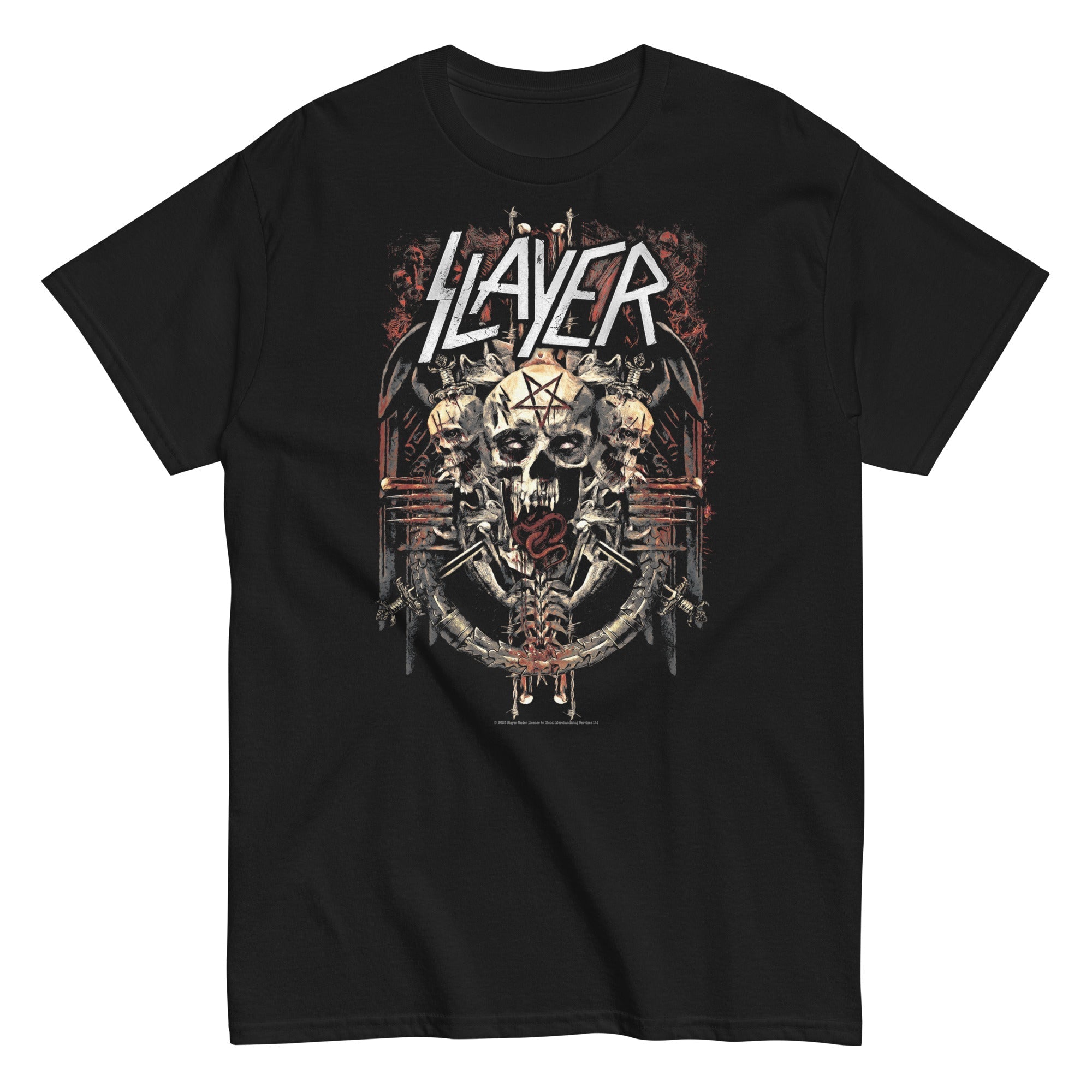Slayer - Triple Skull T-Shirt