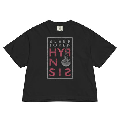 Sleep Token Euclid Mineral Wash Womens Crop Top