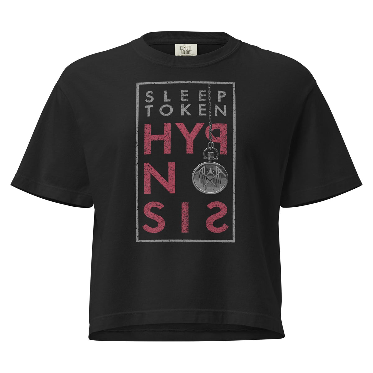 Sleep Token Euclid Mineral Wash Womens Crop Top