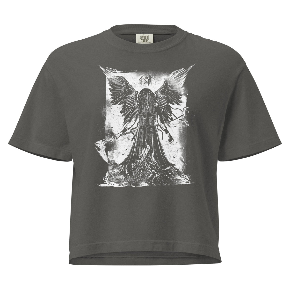 Sleep Token Gods Mineral Wash Womens Crop Top