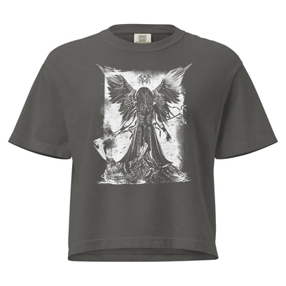 Sleep Token Gods Mineral Wash Womens Crop Top