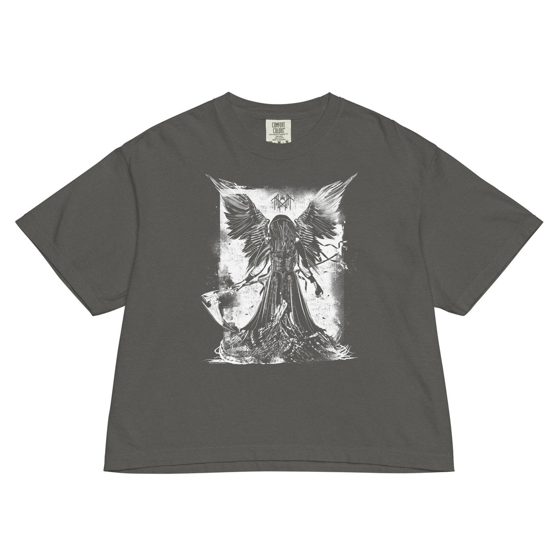 Sleep Token Gods Mineral Wash Womens Crop Top