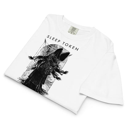 Sleep Token Granite Mineral Wash Womens Crop Top
