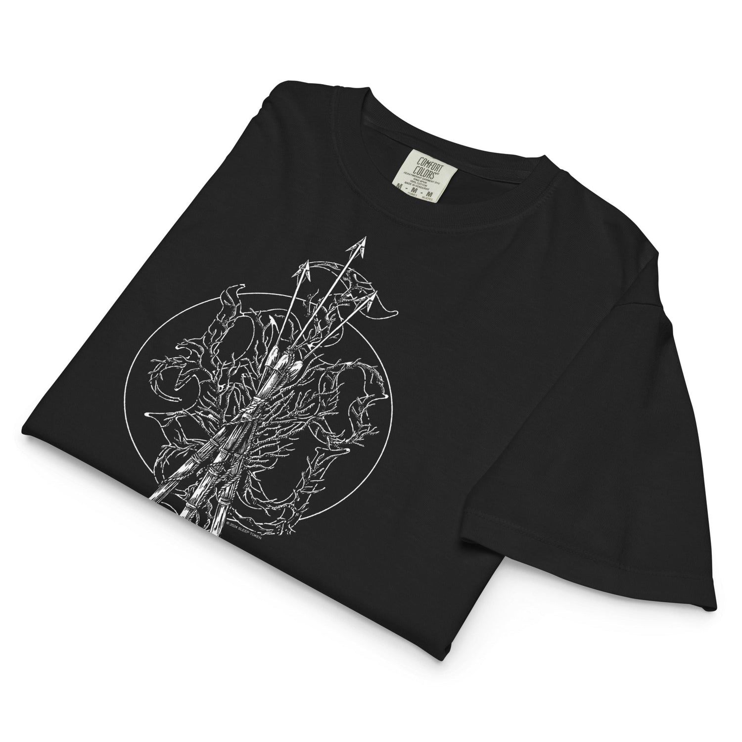 Sleep Token Sugar Mineral Wash Womens Crop Top