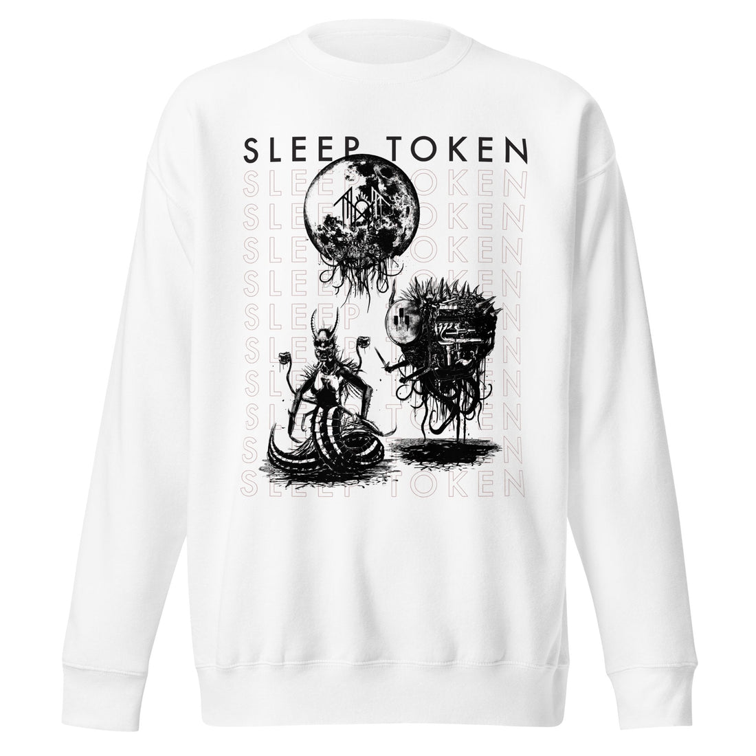 Sleep Token Take Me Back Jumbo Print Sweatshirt
