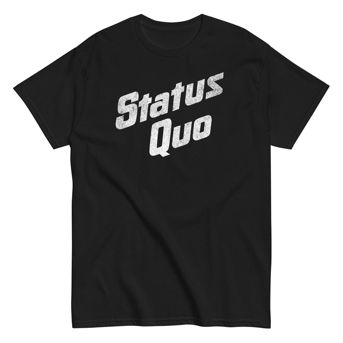 Status Quo - White Logo T-Shirt