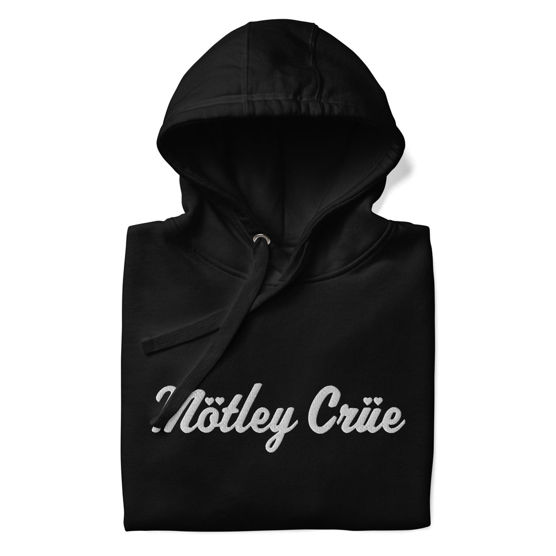 Motley Crue Cursive HD Embroidered Hoodie