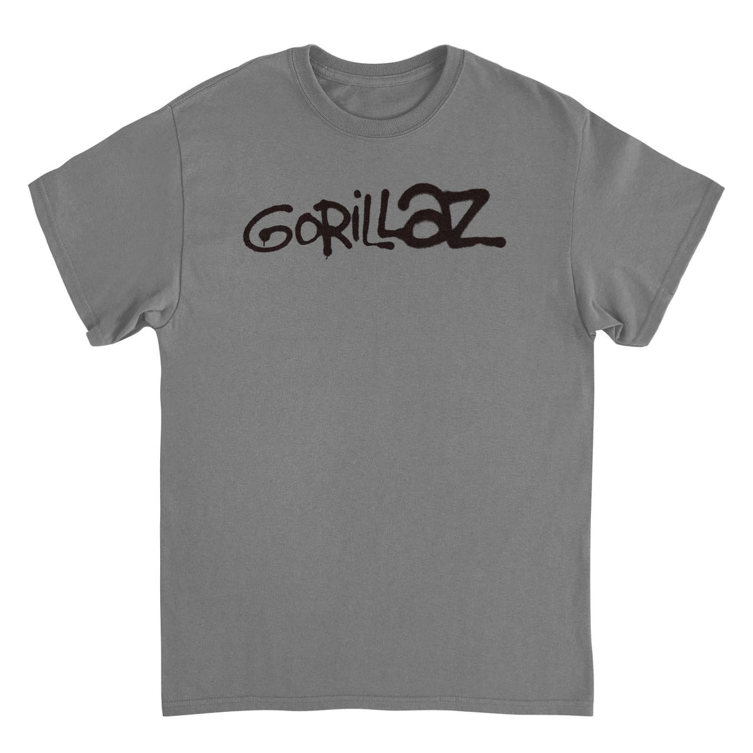 GORILLAZ Logo Graffiti Black T-Shirt