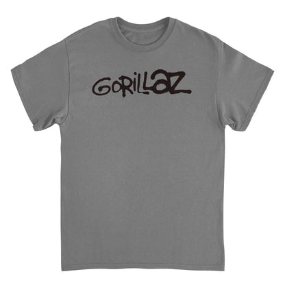 GORILLAZ Logo Graffiti Black T-Shirt