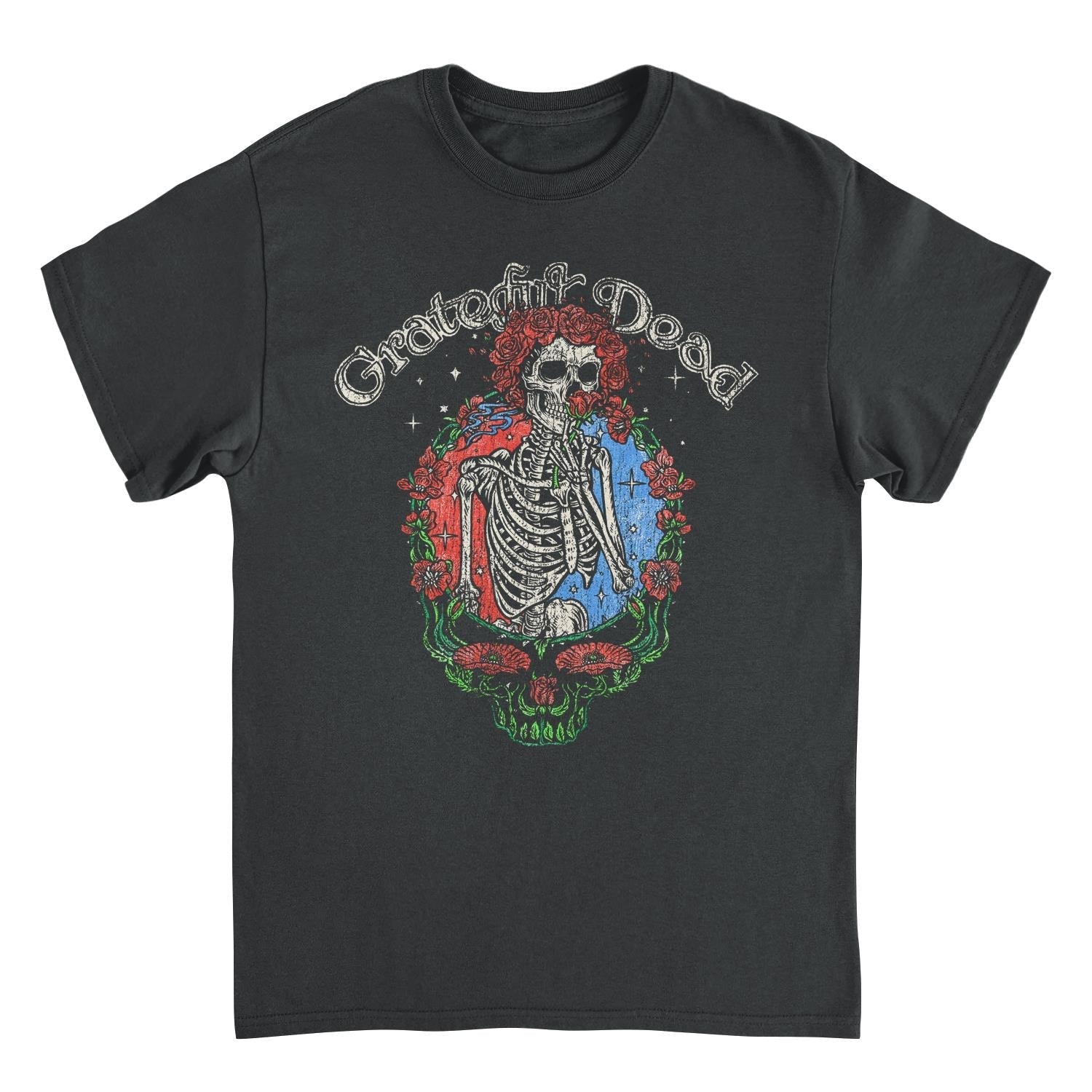 Grateful Dead Floral Stealie T-Shirt