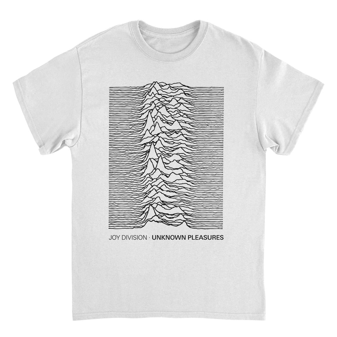Joy Division Unknown Pleasures Text T-Shirt