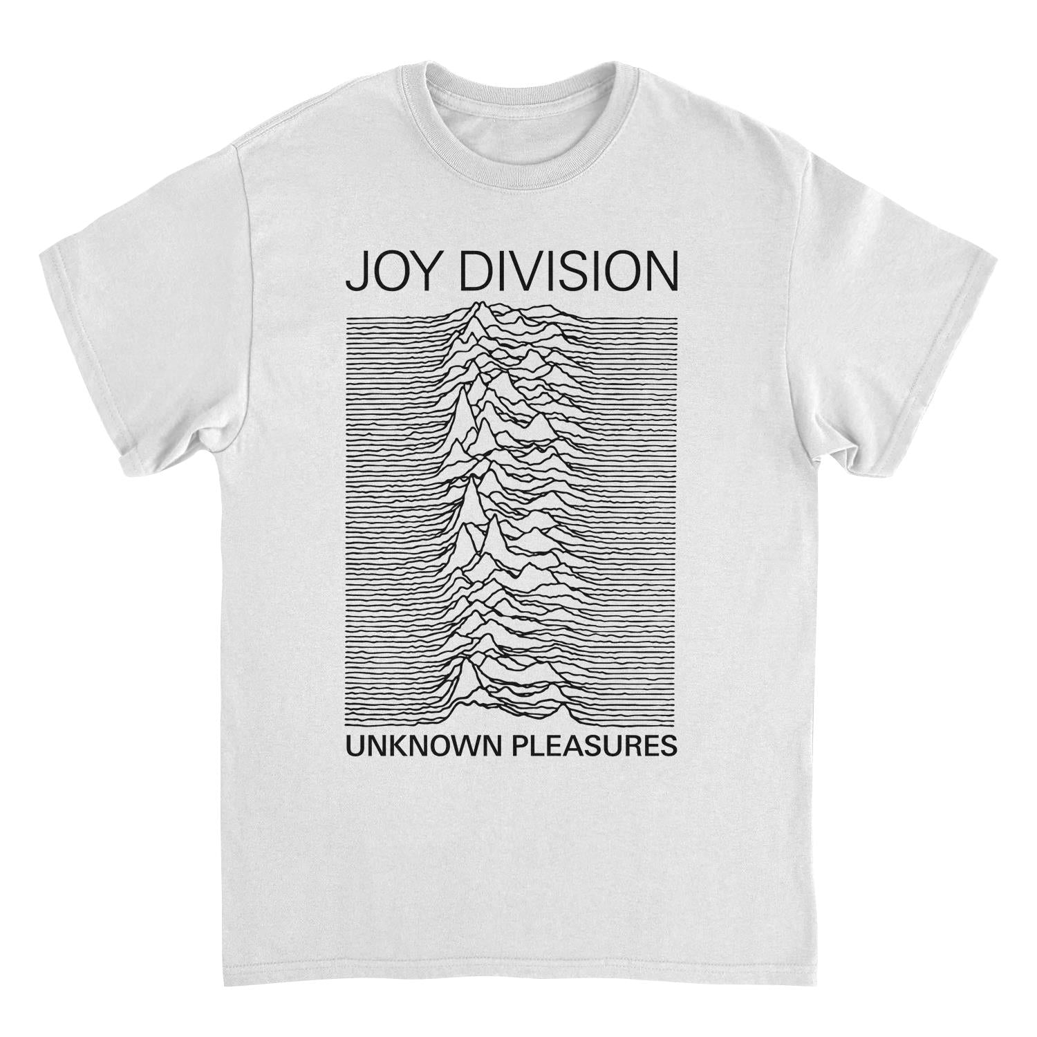 White t-shirt with Joy Division &