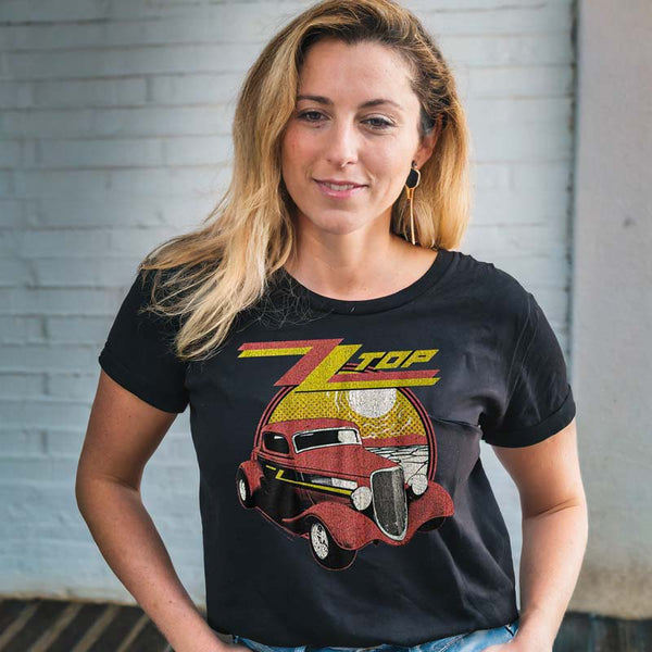 ZZ TOP Eye-Catching T-Shirt, Eliminator Hotrod