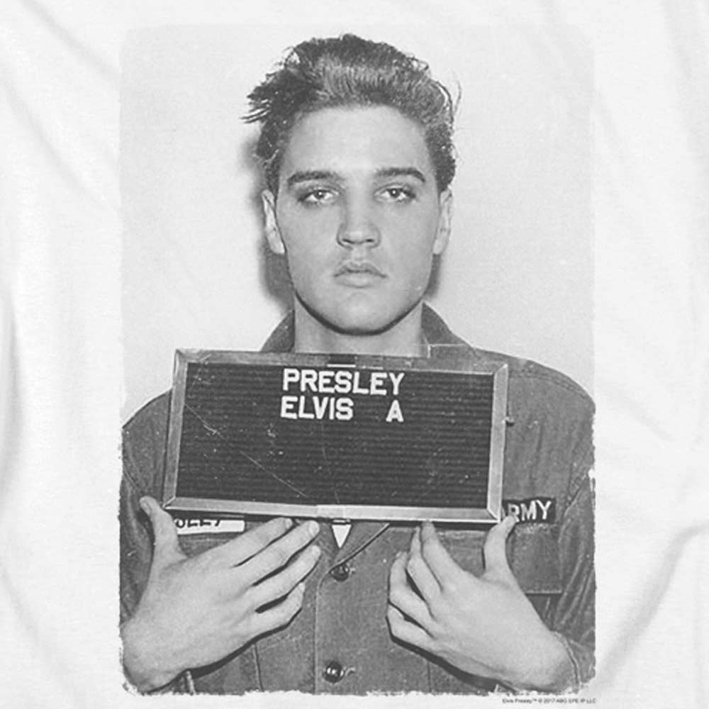 ELVIS PRESLEY Deluxe Sweatshirt, Army Mugshot