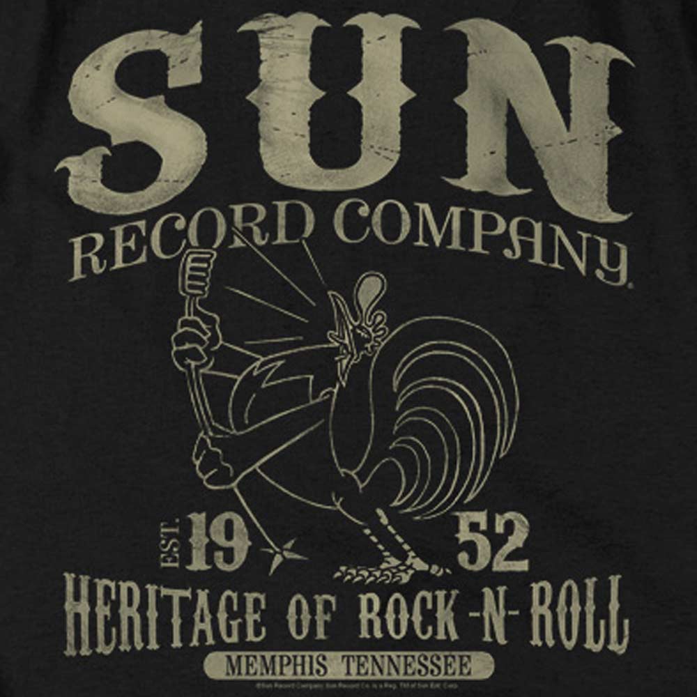 SUN RECORDS Impressive Long Sleeve T-Shirt, Rockabilly Bird