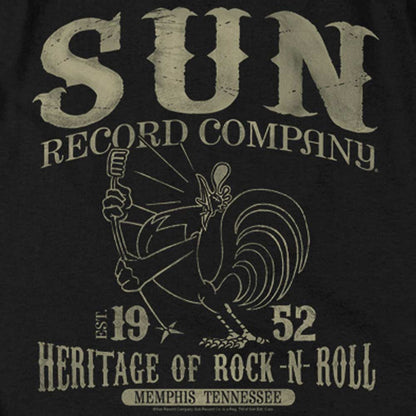 SUN RECORDS Impressive Long Sleeve T-Shirt, Rockabilly Bird