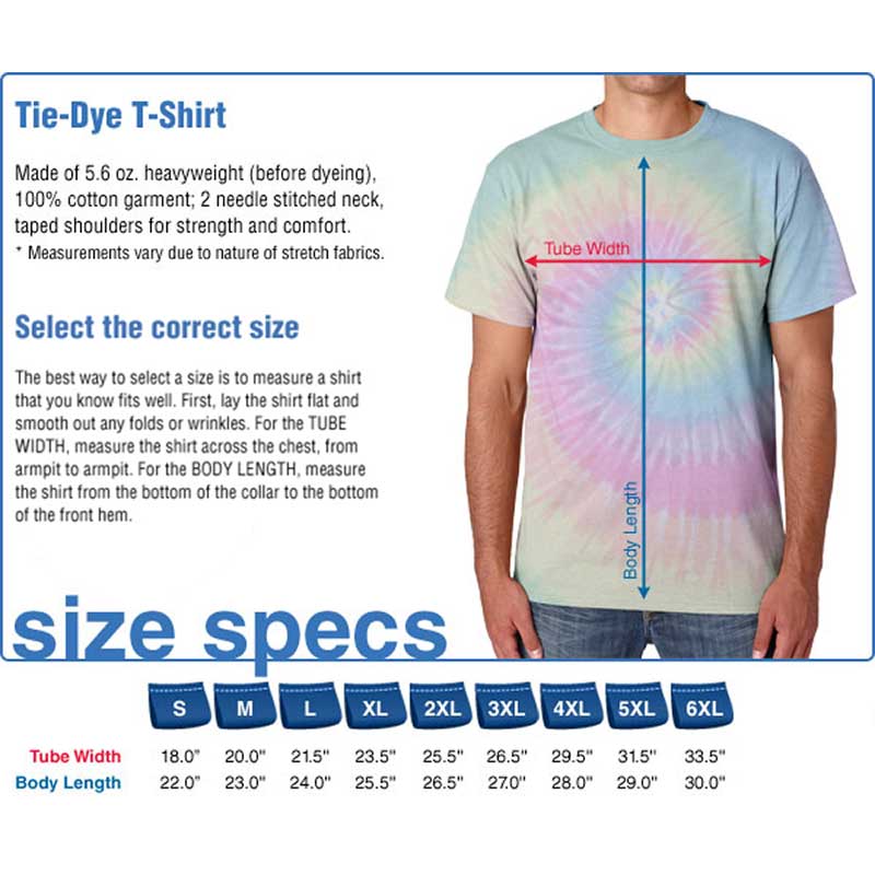 Rainbow Bertha Tie Dye Grateful Dead T-Shirt