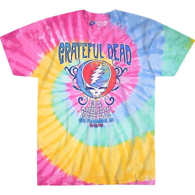 GRATEFUL DEAD T-Shirt, American Music Hall Spiral