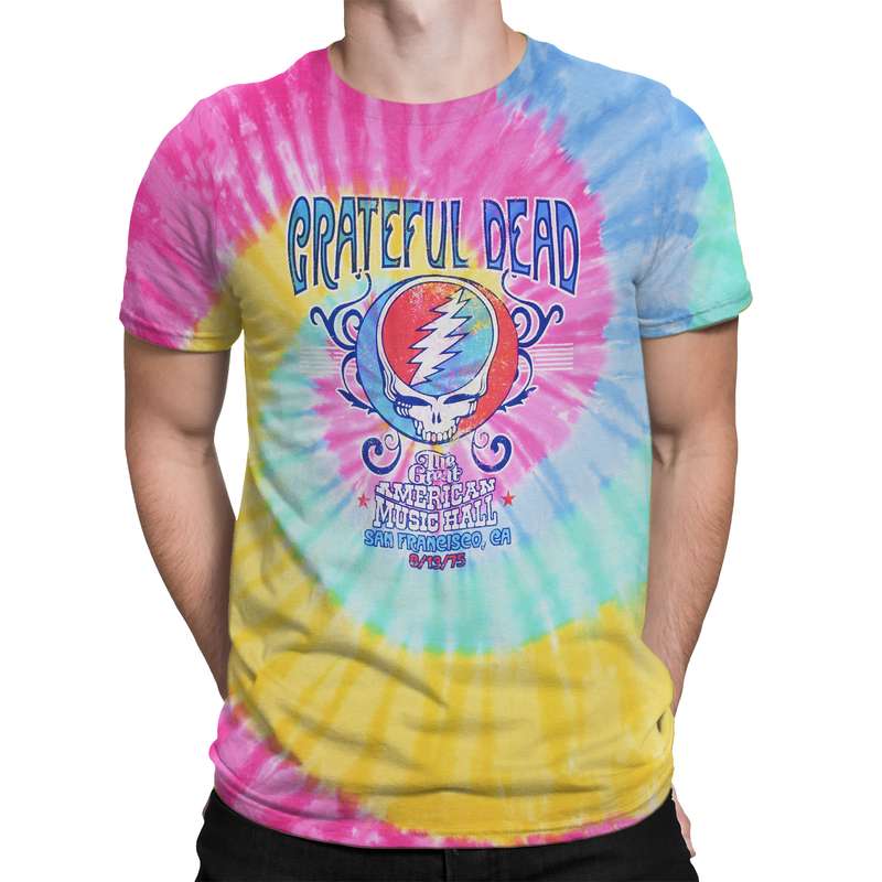 GRATEFUL DEAD T-Shirt, American Music Hall Spiral