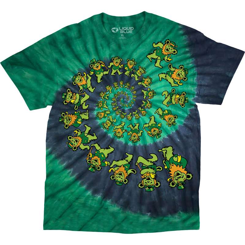 GRATEFUL DEAD T-Shirt, Irish Spiral Bears