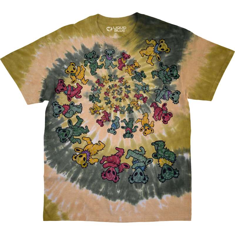 GRATEFUL DEAD T-Shirt, Alien Spiral Bears