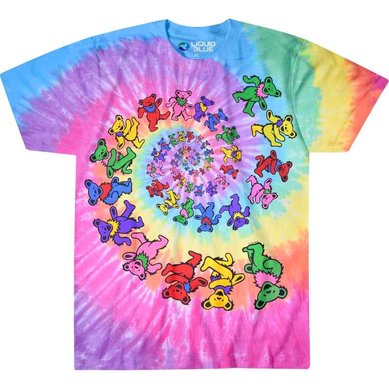 GRATEFUL DEAD T-Shirt, Spiral Bears