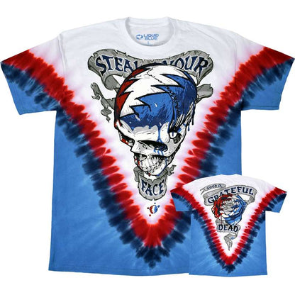 GRATEFUL DEAD T-Shirt, Steal Your Face Vdye