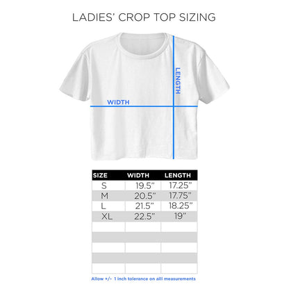 Women Exclusive DEF LEPPARD Eye-Catching Crop, UK Flag