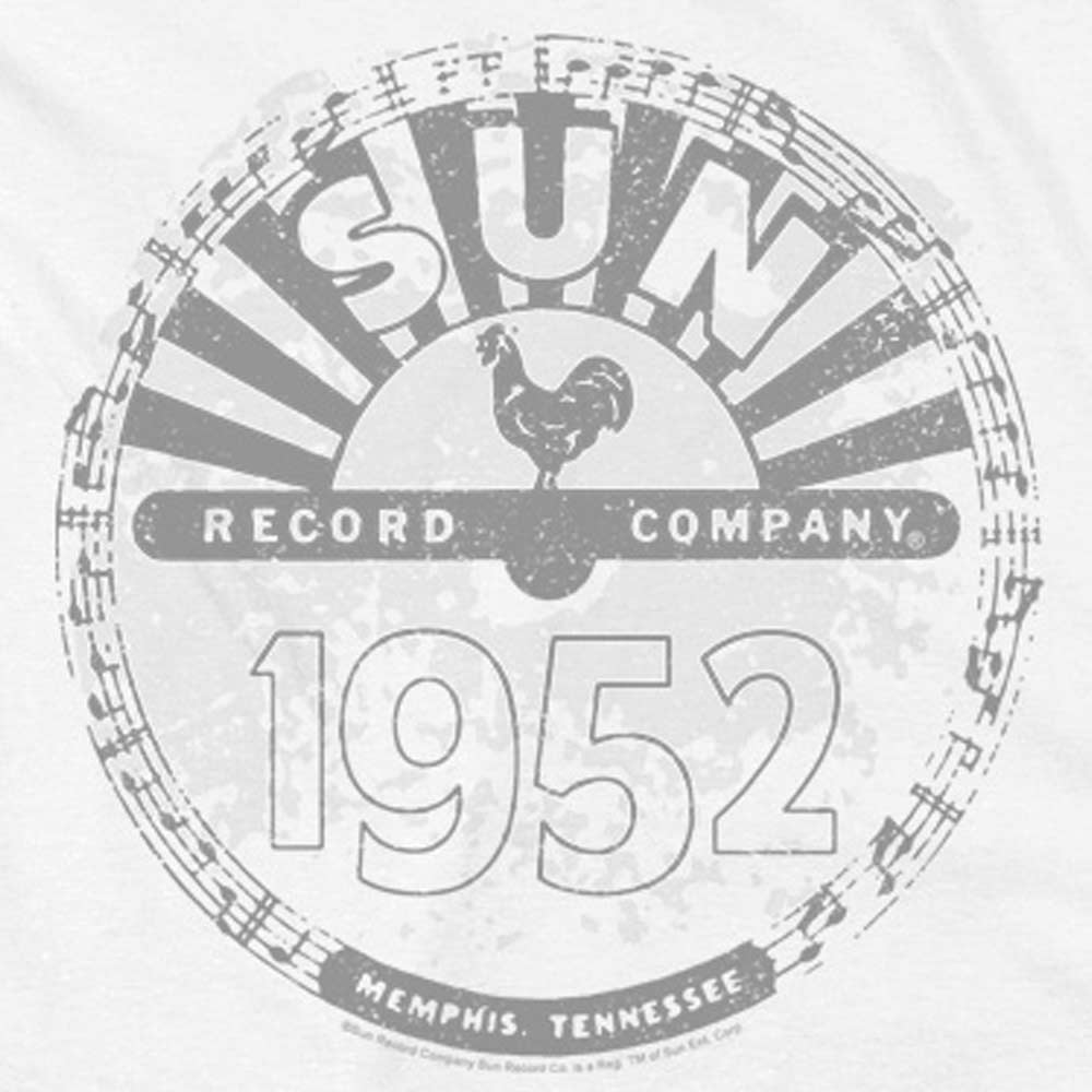 Premium SUN RECORDS T-Shirt, Crusty Logo