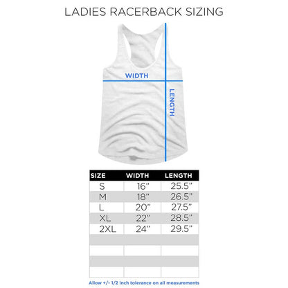 Women Exclusive AC/DC Eye-Catching Racerback, Razors Edge