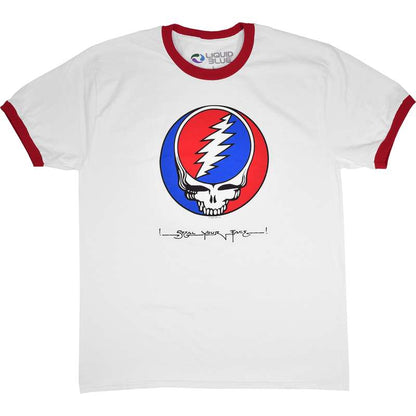 GRATEFUL DEAD T-Shirt, Steal Your Face Ringer