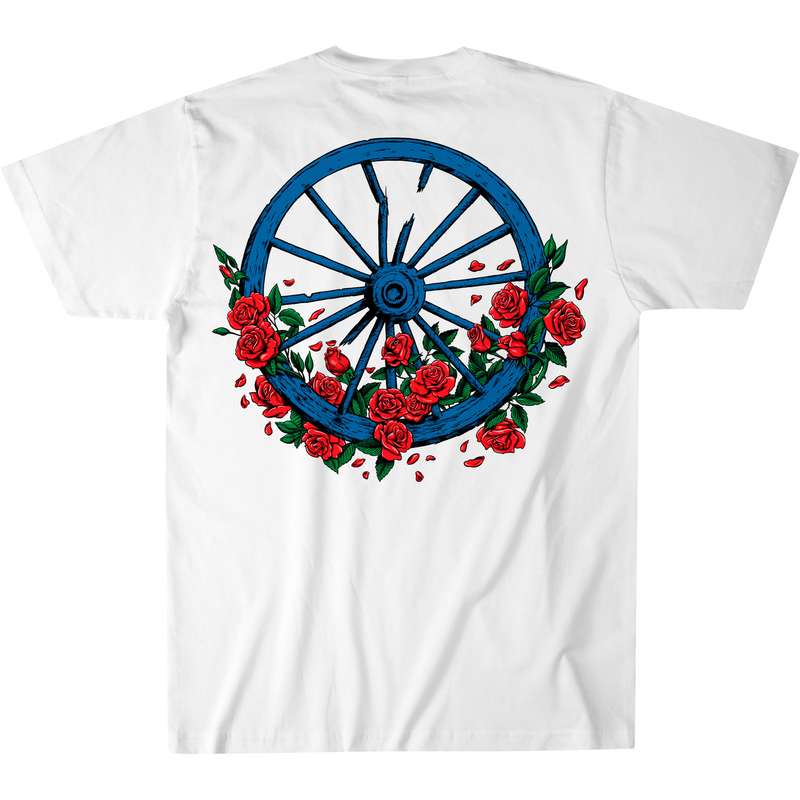 GRATEFUL DEAD T-Shirt, Bertha Wheel &amp; Roses