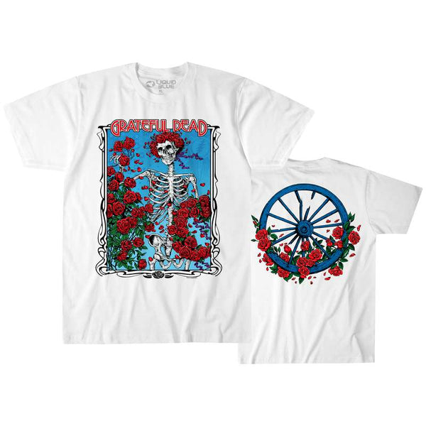GRATEFUL DEAD T-Shirt, Bertha Wheel & Roses
