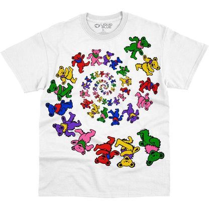 GRATEFUL DEAD T-Shirt, Spiral Bears