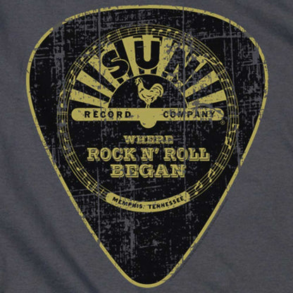 Women Exclusive SUN RECORDS T-Shirt, Guitar Pick