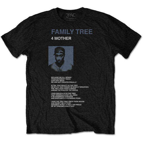 TUPAC Attractive T-Shirt, Family Tree