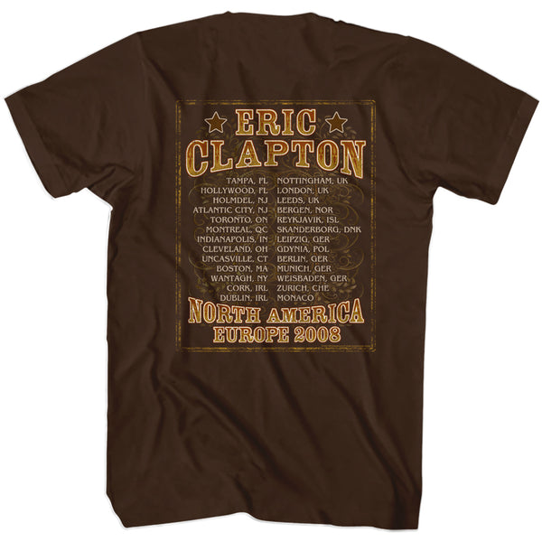 ERIC CLAPTON Eye-Catching T-Shirt, Tour 2008