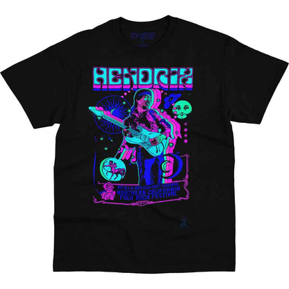 JIMI HENDRIX T-Shirt, Guitar Blacklight