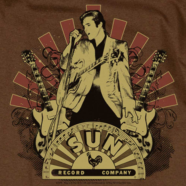 SUN RECORDS Impressive Long Sleeve T-Shirt, Elvis Rising