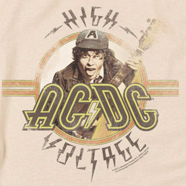 AC/DC Impressive T-Shirt, High Voltage