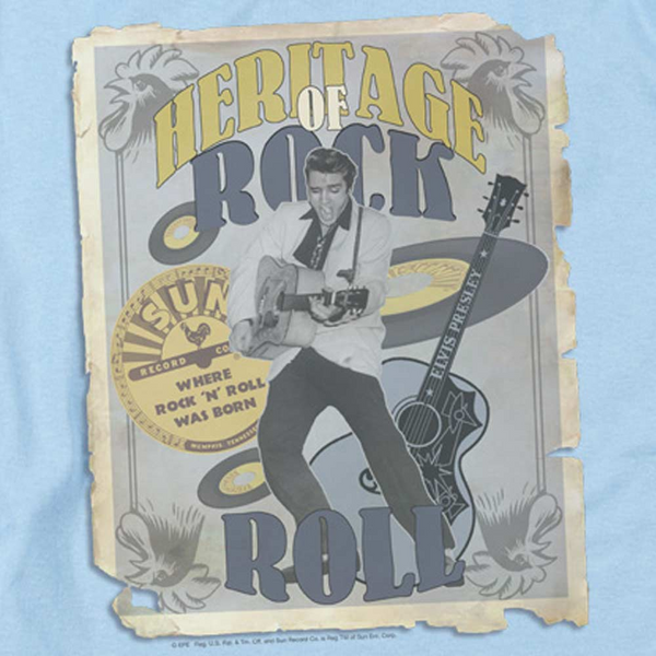 SUN RECORDS Deluxe T-Shirt, Heritage Of Rock