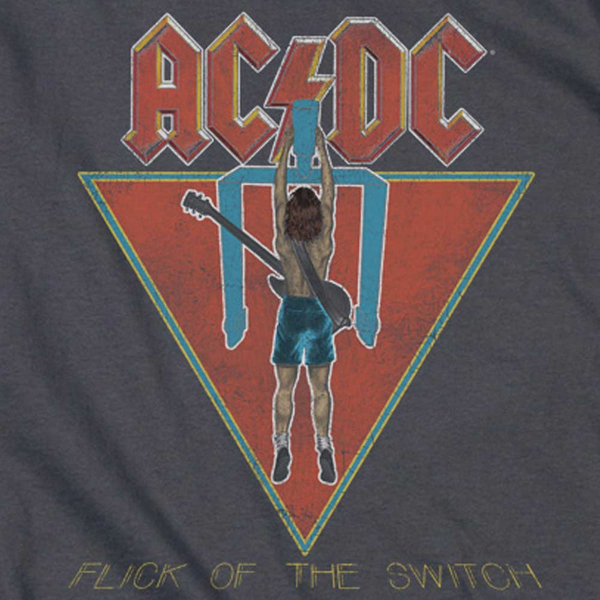 V-Neck AC/DC T-Shirt, Flick of the Switch