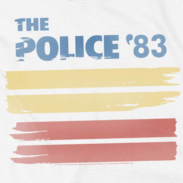 THE POLICE Impressive Long Sleeve T-Shirt, 83