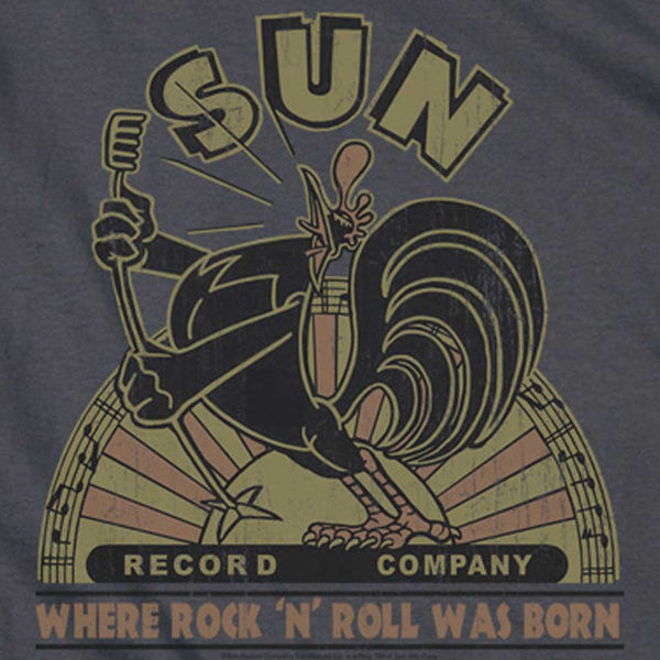 SUN RECORDS Impressive Long Sleeve T-Shirt, Sun Rooster