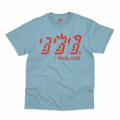 THE POLICE Superb T-Shirt, Ghost in the Machine Light Blue