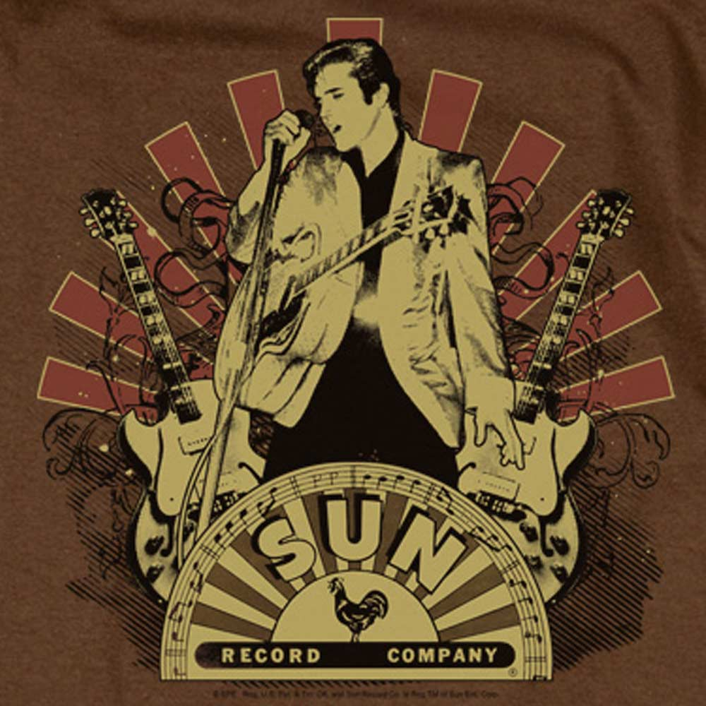 SUN RECORDS Impressive T-Shirt, Elvis Rising