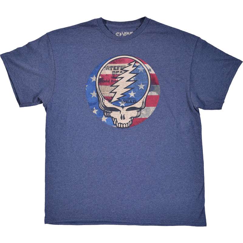 GRATEFUL DEAD T-Shirt, Usa Distressed Syf